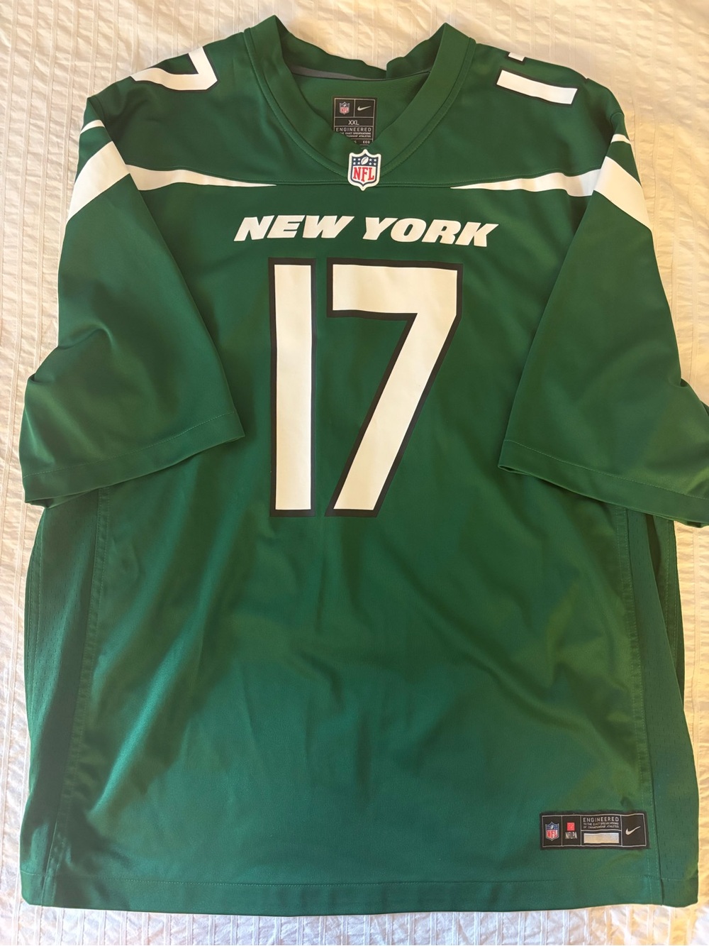 Nike New York Jets Garrett Wilson #17 Home Football Jersey (2022-2024)